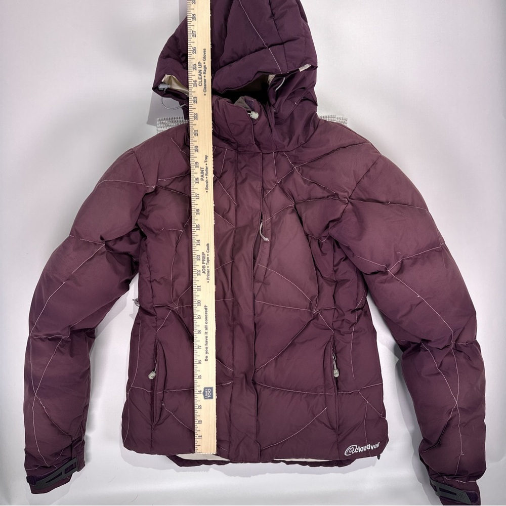 Cloudveil Women’s Ski Jacket RECCO Goose Down Plum S - Picture 15 of 16